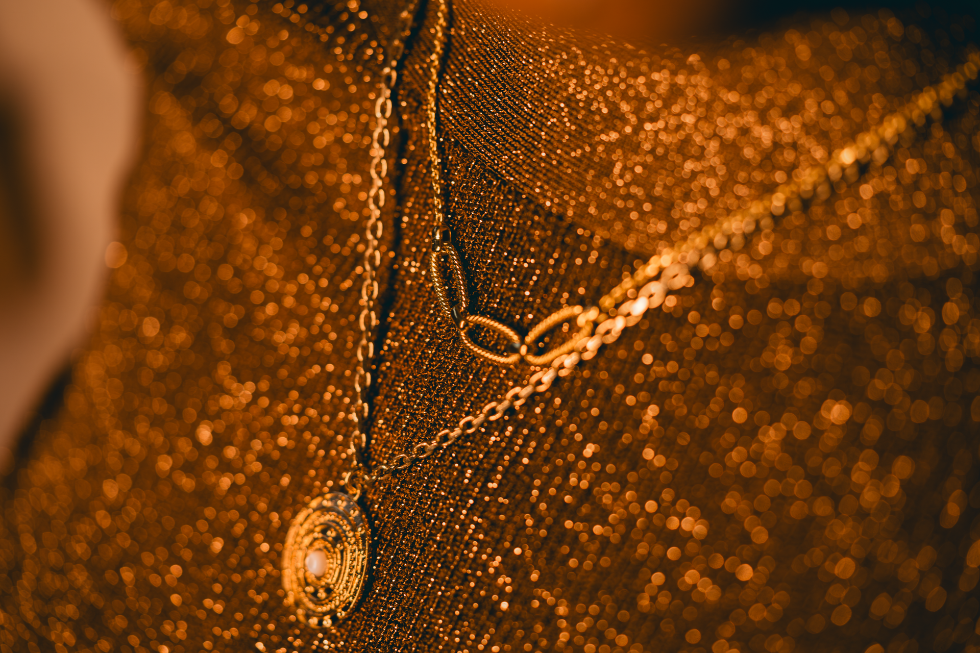 Collier chaîne rectangle